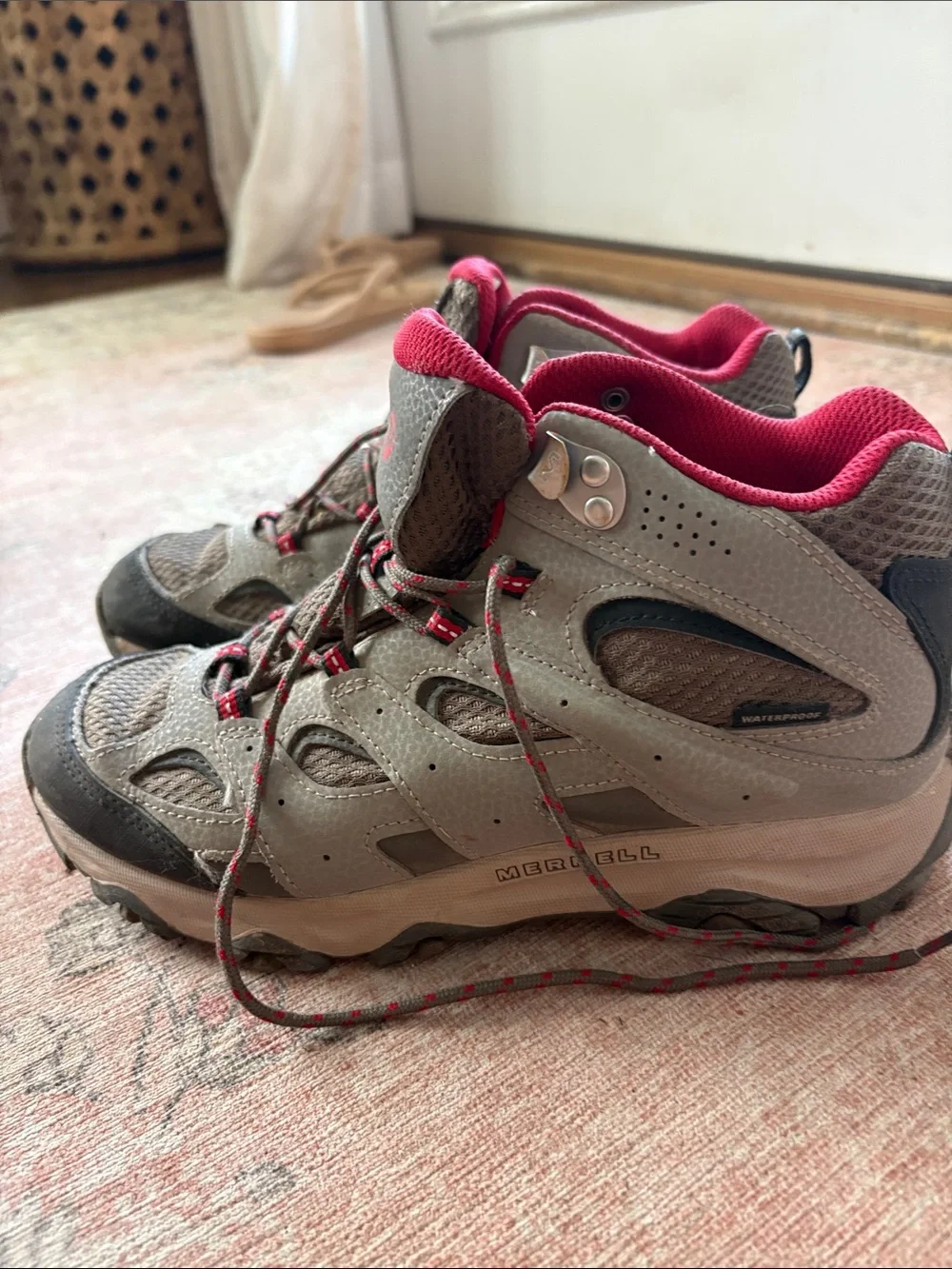Merrill Lace-Up Hiking Boots
